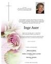Wir trauern um Inge Auer