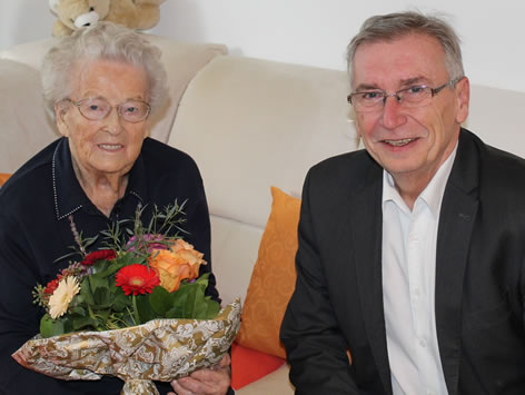 Alice Fischer feierte ihren 98. Geburtstag. 